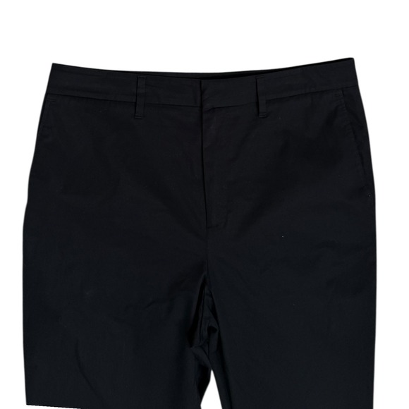 Jenni Kayne Black Ankle Pants Size 10 Lightweight Cotton Blend Trouser - Picture 2 of 7